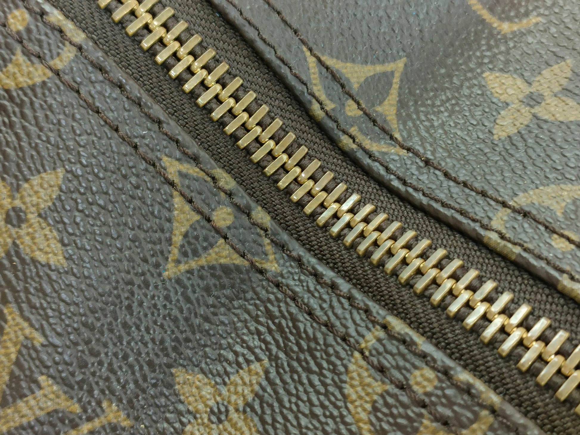 Louis Vuitton Keepall Monogram Canvas, Brown, Canvas, Travel Bag