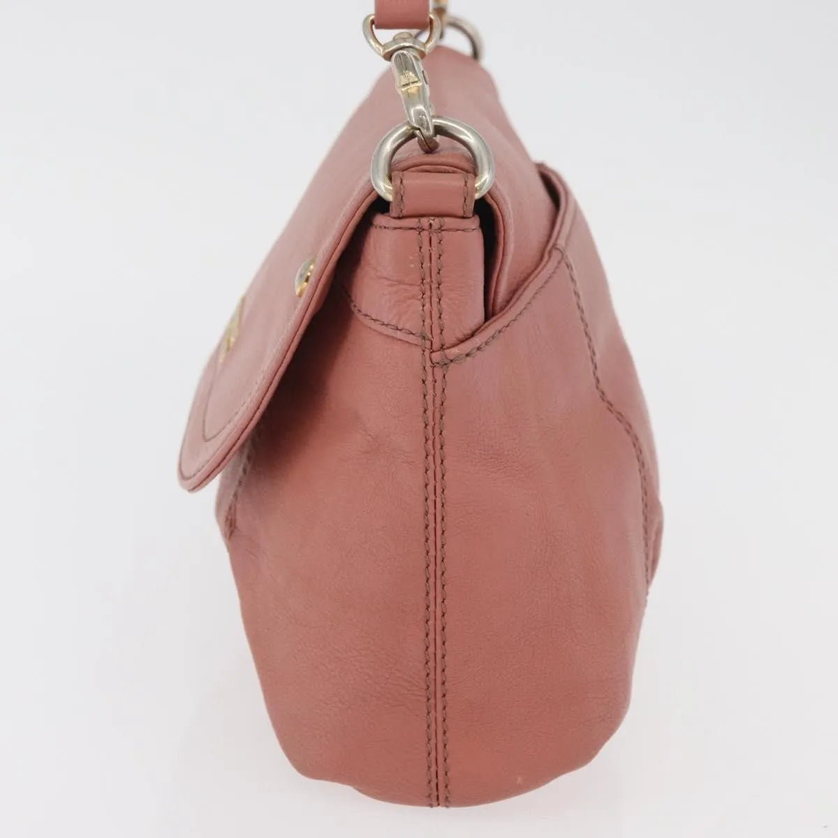 Burberry Blue Label Nylon, Pink, Leather, Shoulder Bag