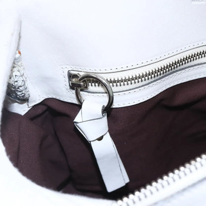 Chloe Vintage Leather, White, Leather, Shoulder Bag