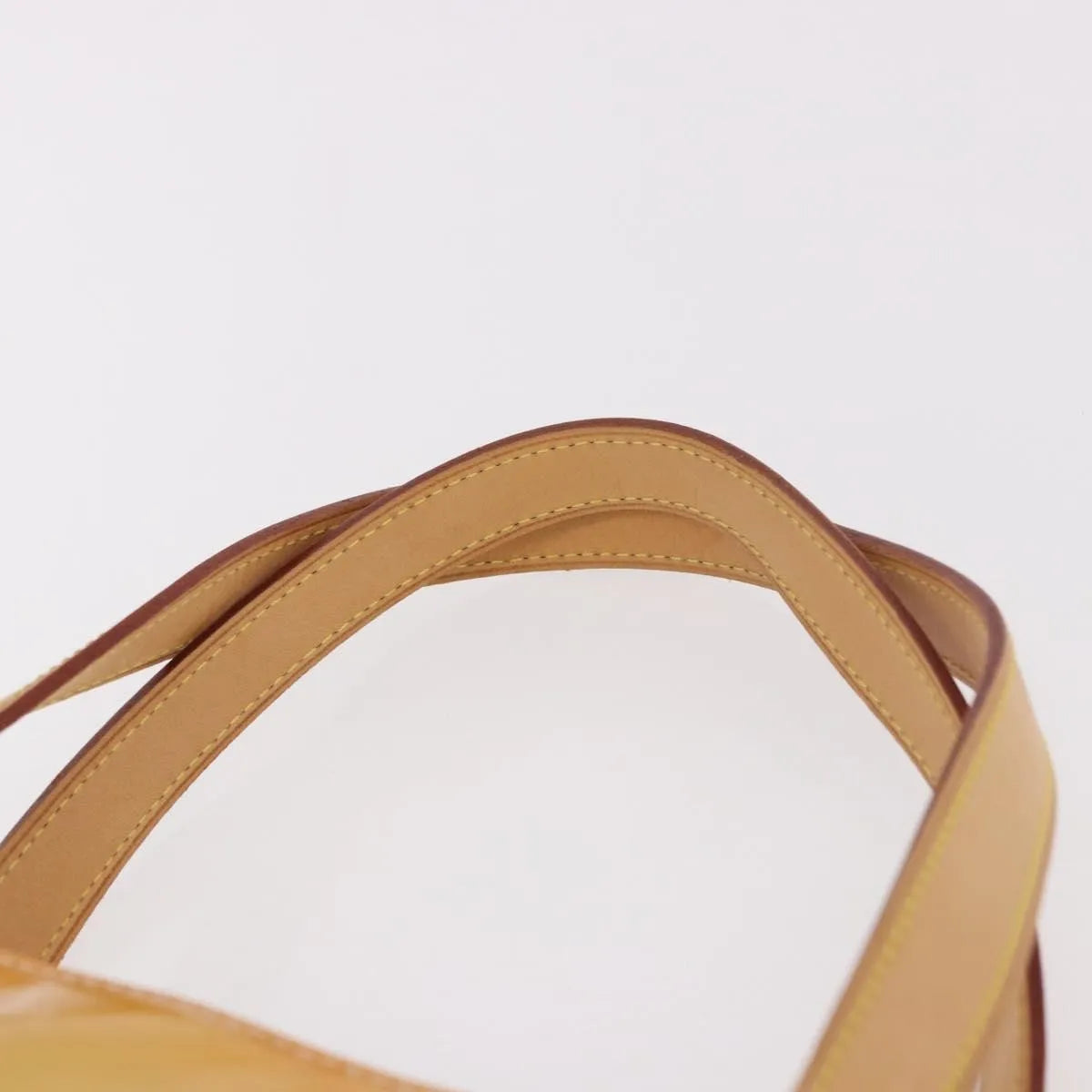 Louis Vuitton Houston Monogram Vernis, Yellow, Patent Leather, Handbag