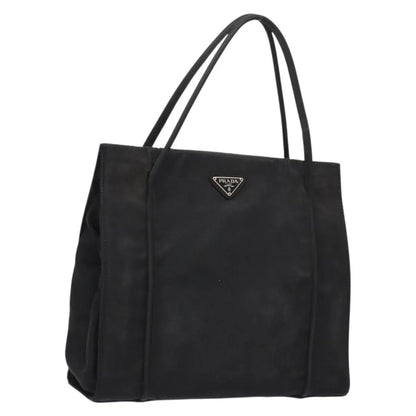 Prada cabas tessuto nylon, Black, Nylon, Handbag