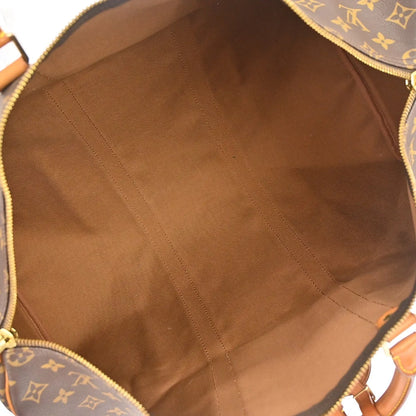 Louis Vuitton Keepall Monogram Canvas, Brown, Canvas, Travel Bag
