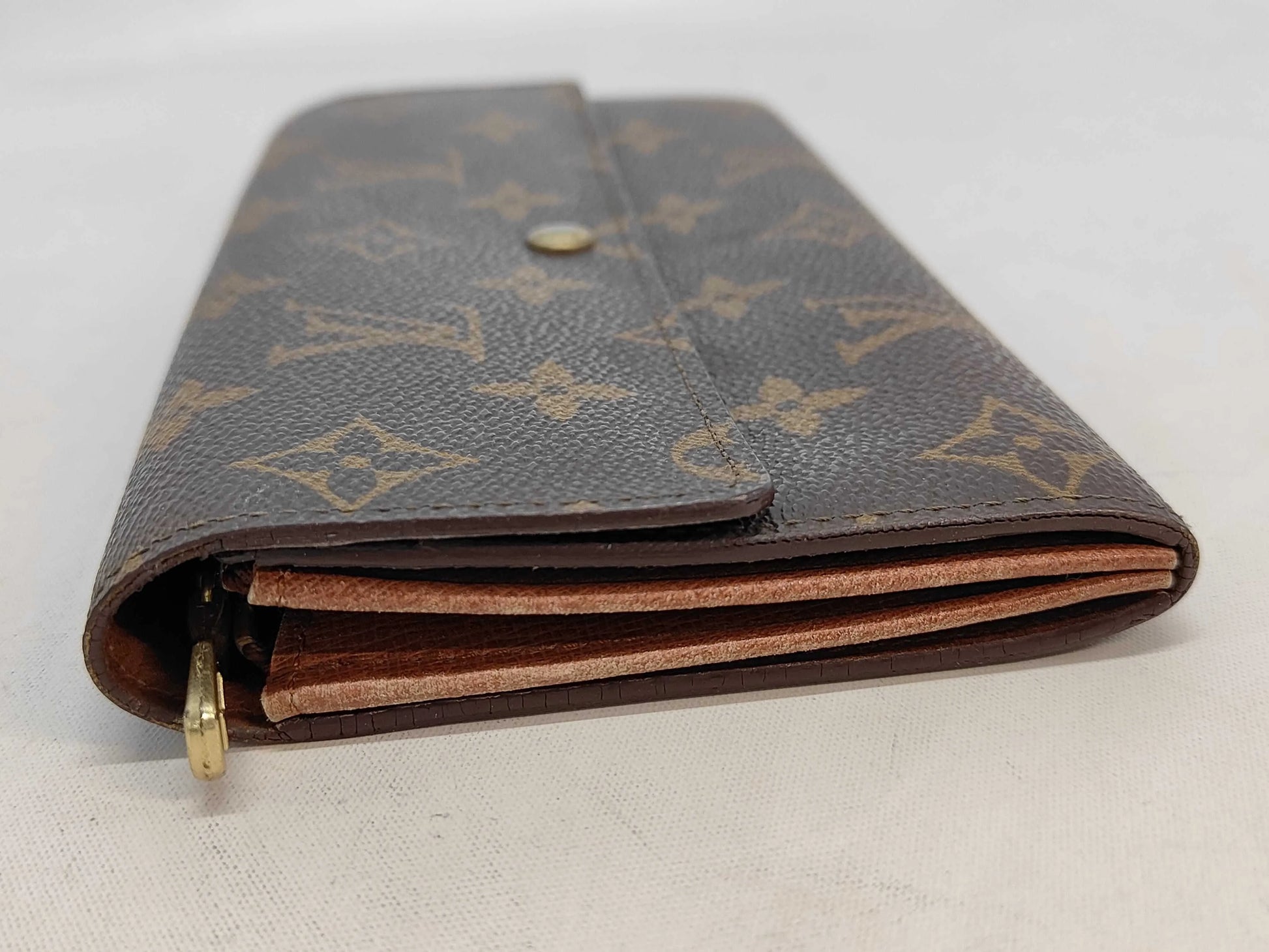 Louis Vuitton Porte Tresor International Monogram Canvas, Brown, Canvas, Wallet