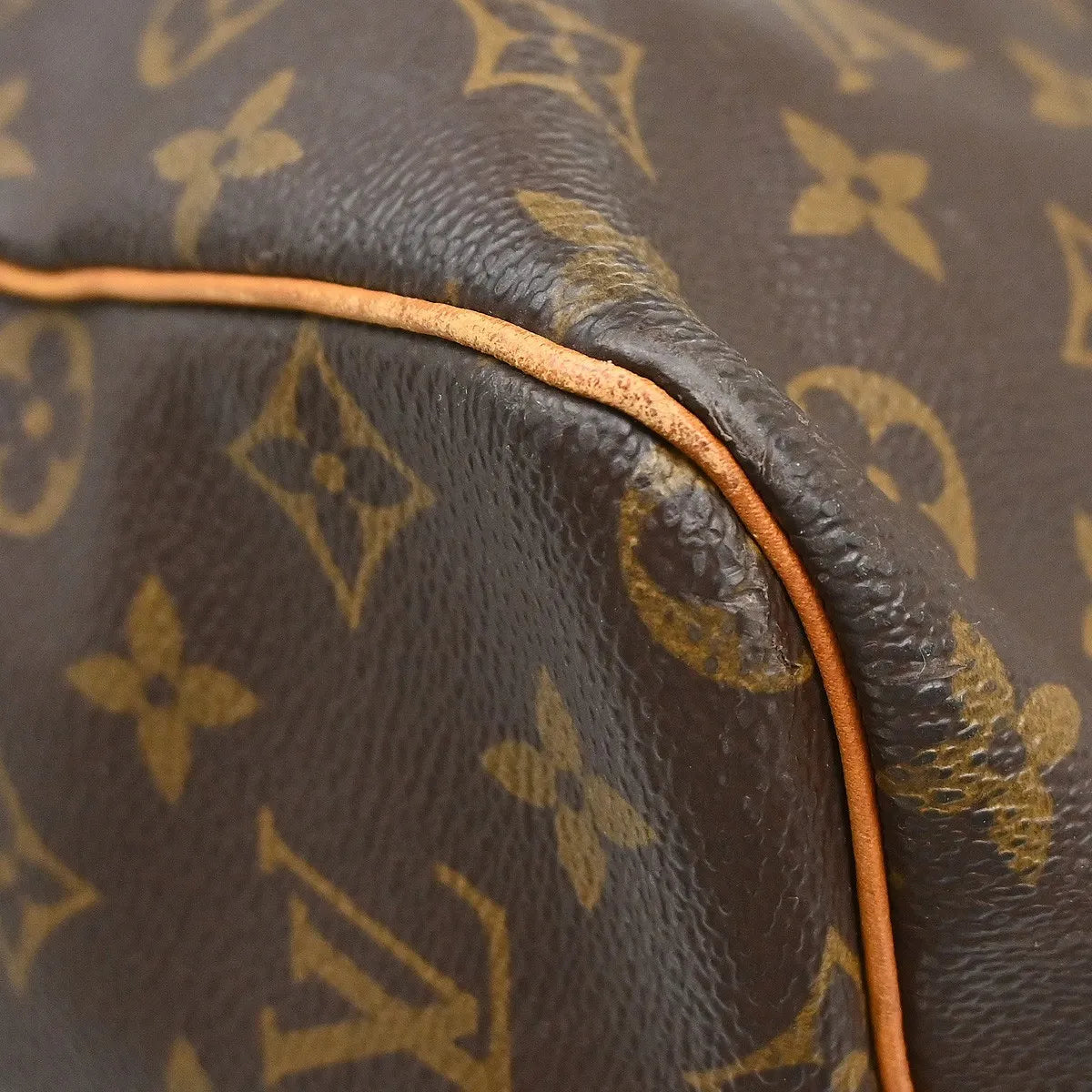 Louis Vuitton Keepall Monogram, Brown, Canvas, Travel Bag