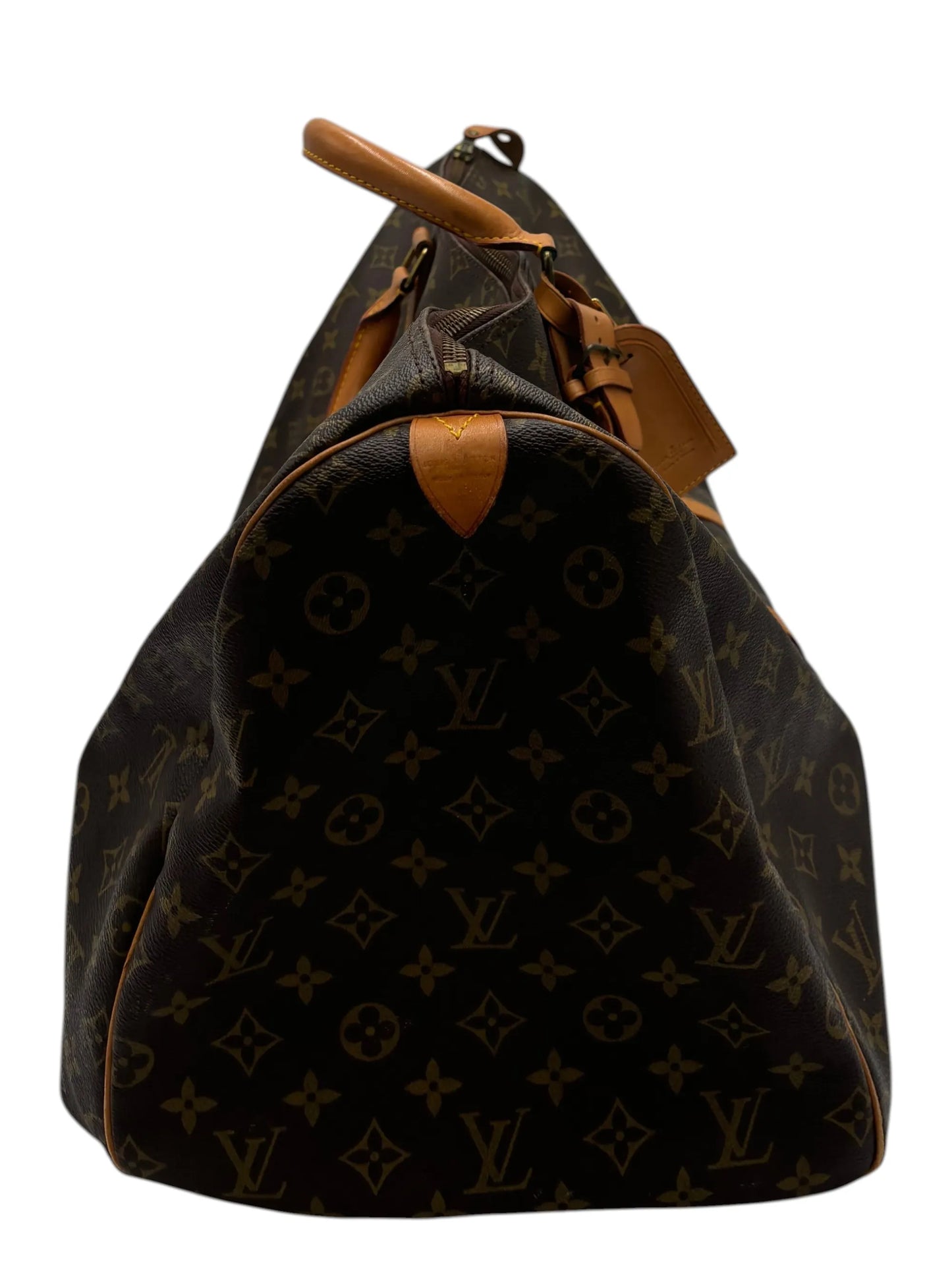 Louis Vuitton Keepall Monogram Canvas, Brown, Canvas, Travel Bag
