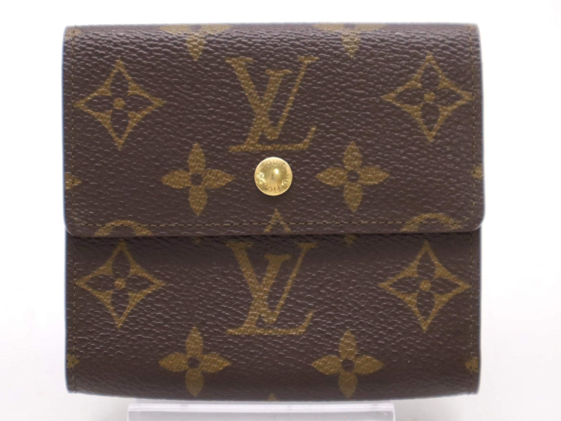 Louis Vuitton Porte Tresor Etui Papiers Monogram Canvas, Brown, Canvas, Wallet