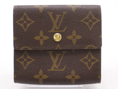 Louis Vuitton Porte Tresor Etui Papiers Monogram Canvas, Brown, Canvas, Wallet