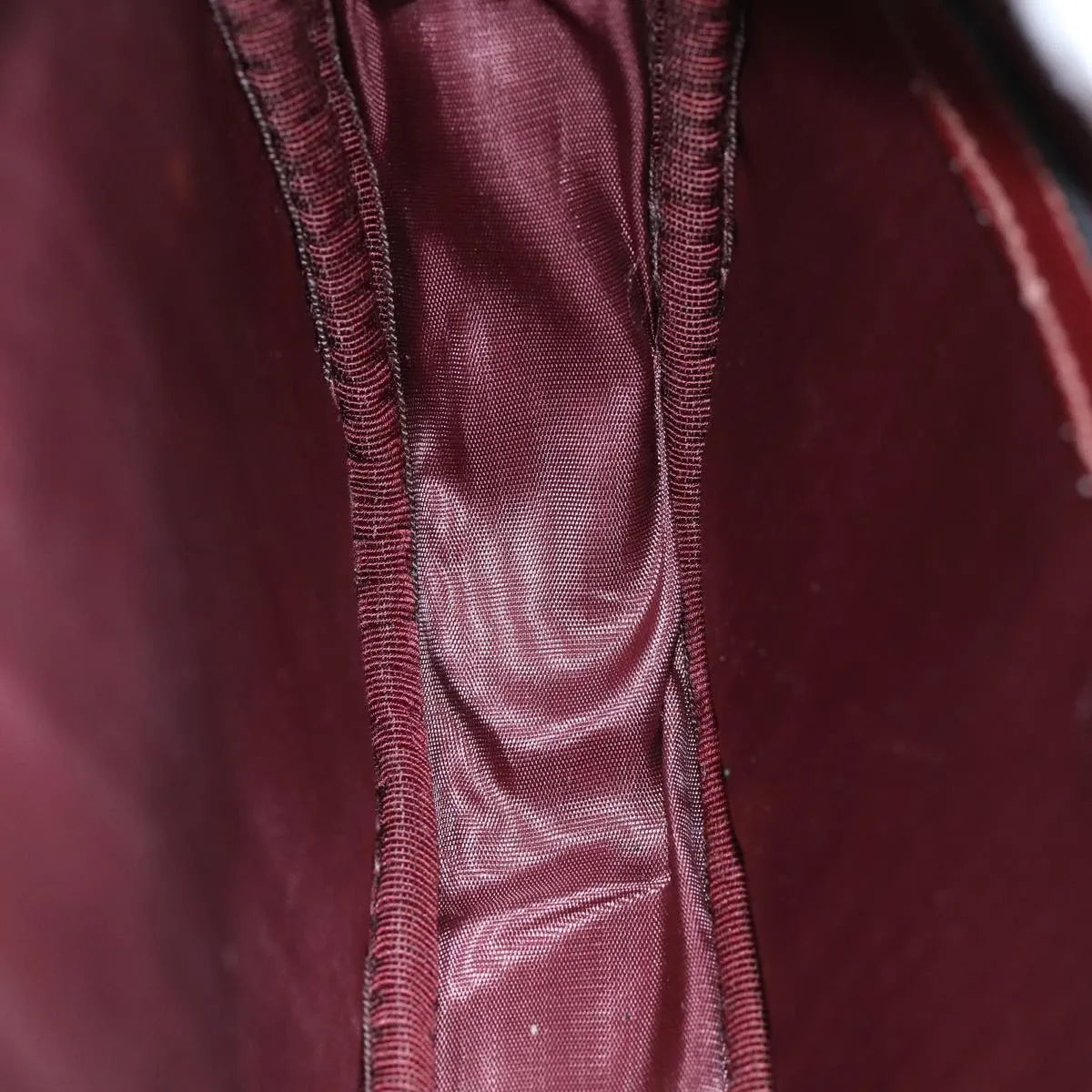 cartier Vintage must de Cartier Suede, Burgundy, Suede, Shoulder Bag