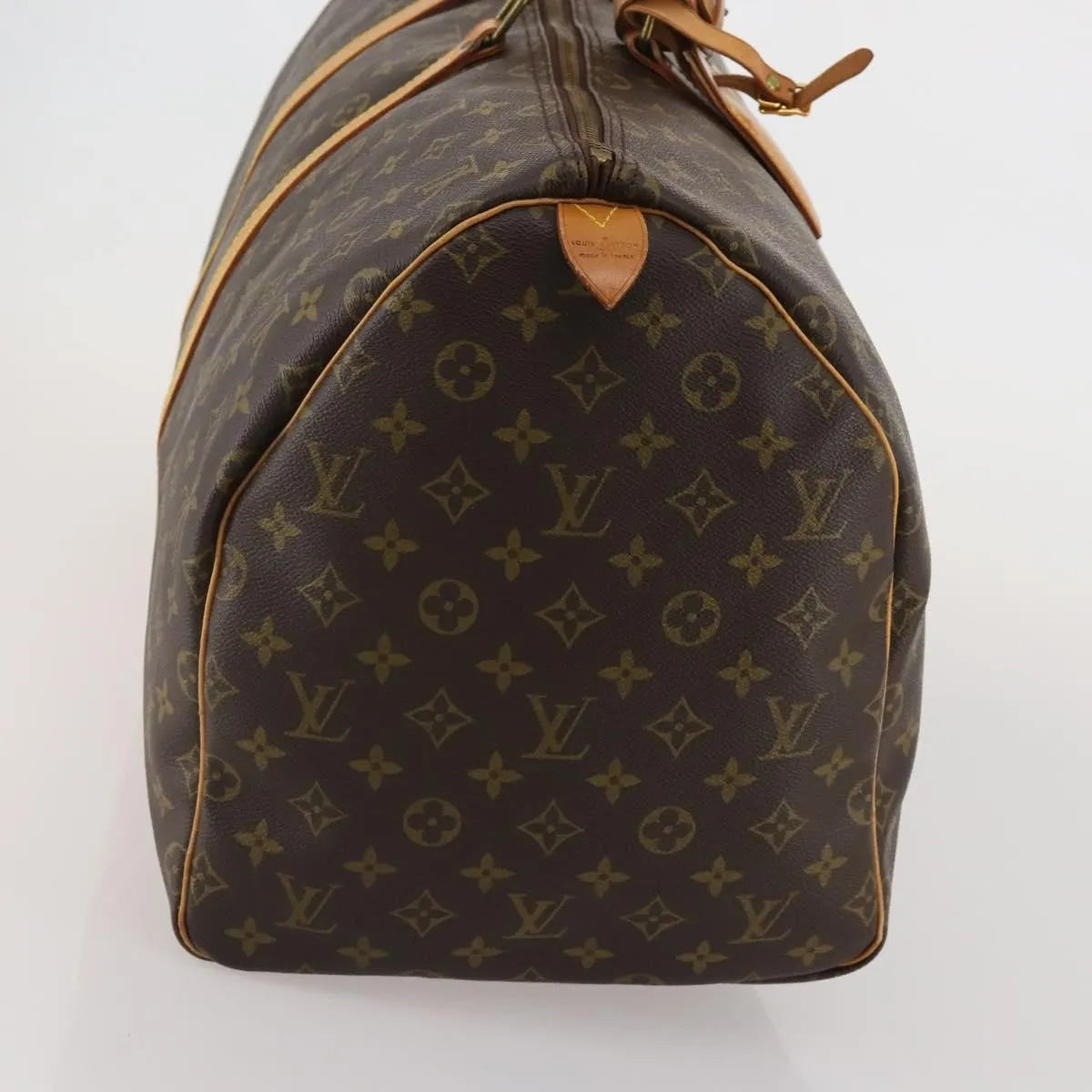 Louis Vuitton Keepall Monogram Canvas, Brown, Canvas, Travel Bag