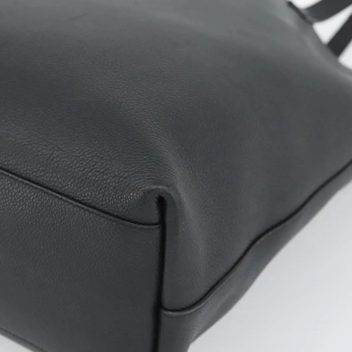 Saint Laurent Bold Tote Leather, Black, Leather, Tote Bag