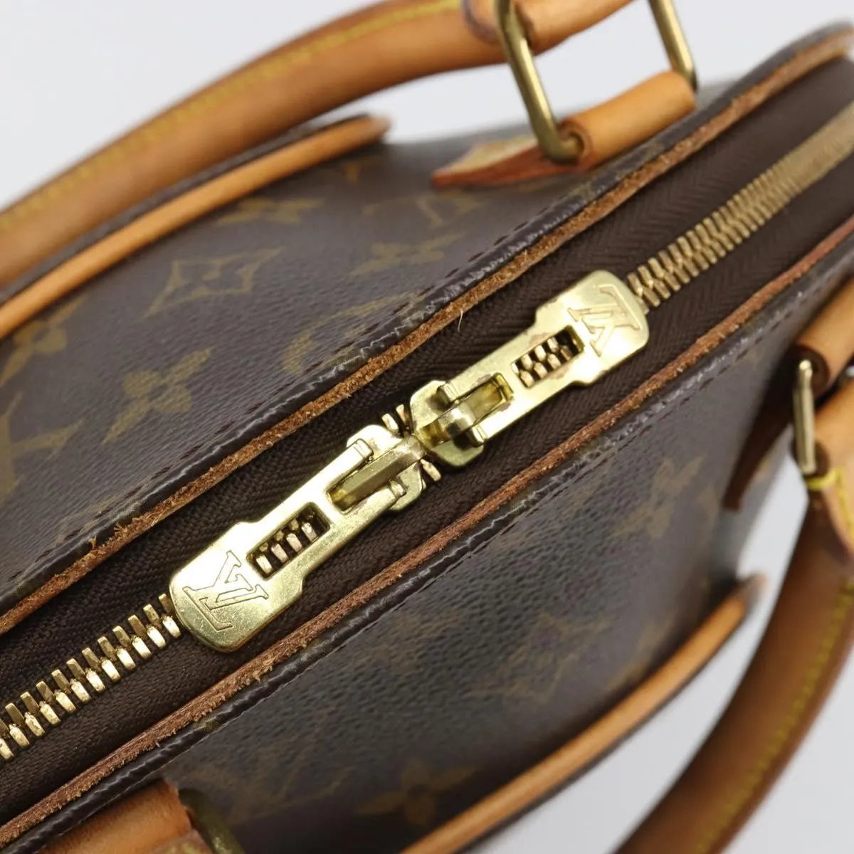 Louis Vuitton Ellipse Monogram, Brown, Canvas, Handbag