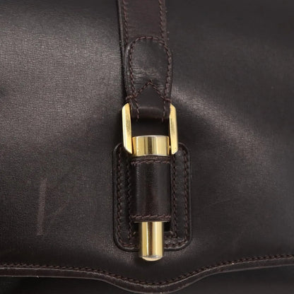 Gucci Vintage Leather, Brown, Leather, Shoulder Bag