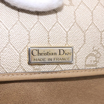 Christian Dior Vintage CD Chain Flap Leather, Camel, Leather, Shoulder Bag