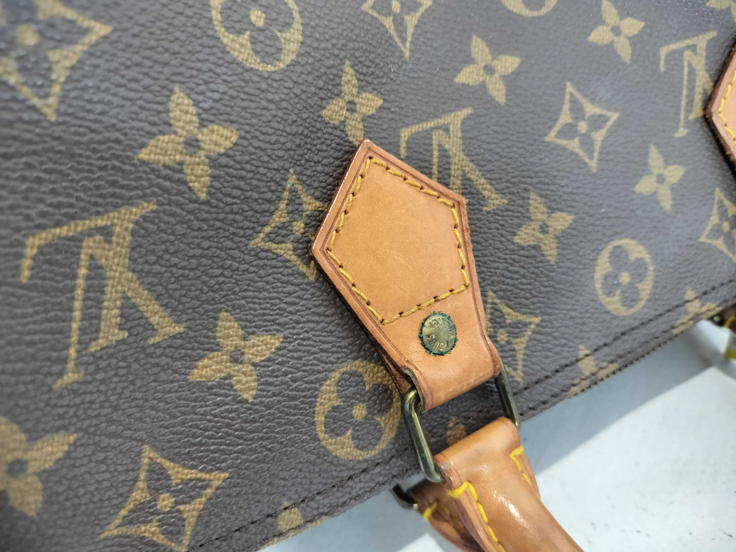 Louis Vuitton Speedy Monogram Canvas, Brown, Canvas, Handbag