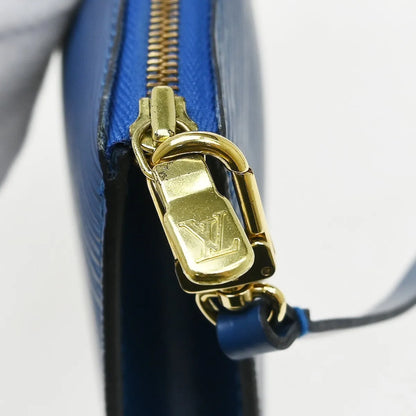 Louis Vuitton Pochette Accessoires Epi Leather, Blue, Leather, Clutch
