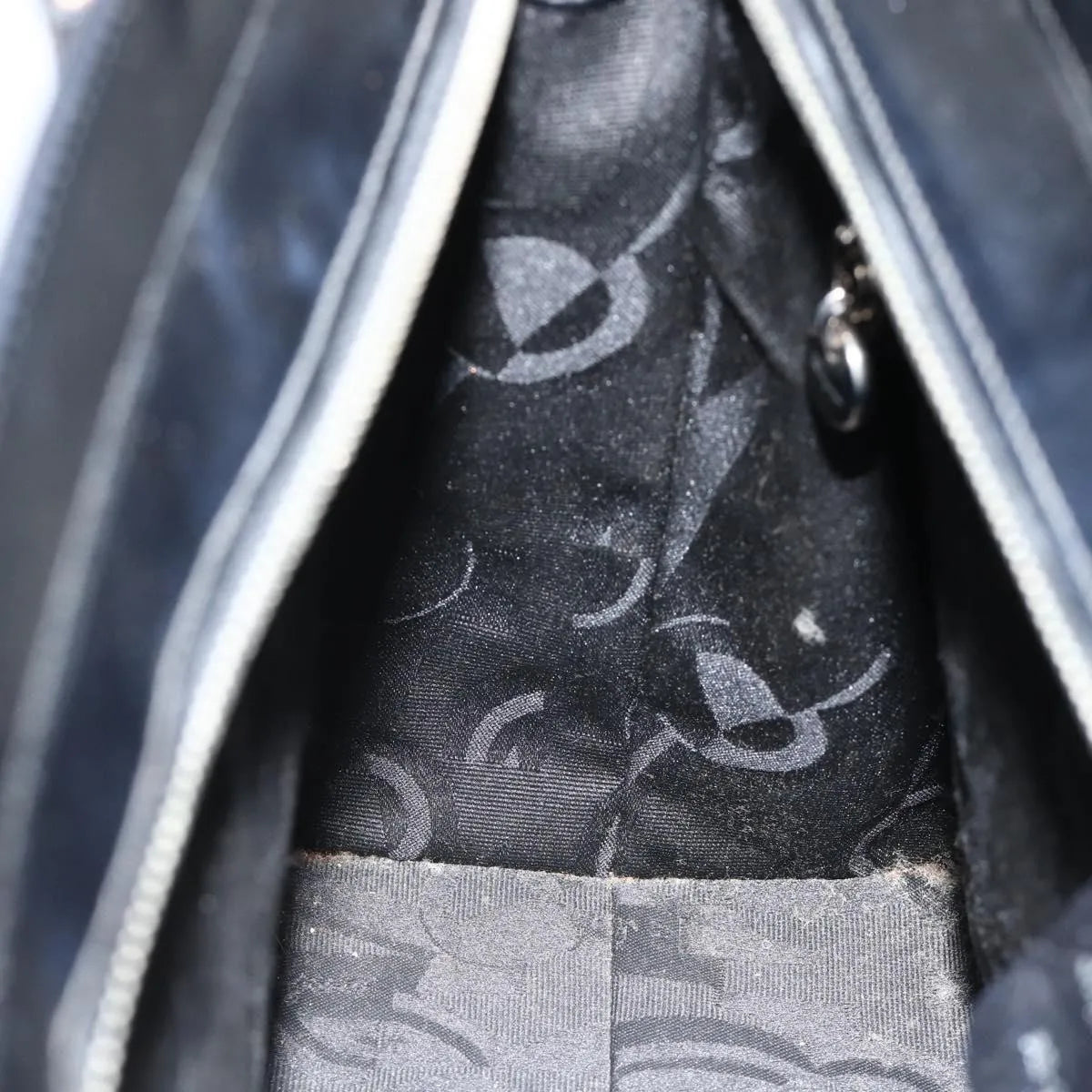 Salvatore Ferragamo Double Gancini Side Buckle Tote Leather, Black, Leather, Handbag