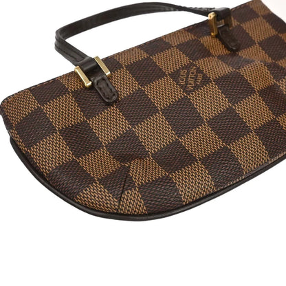 Louis Vuitton Manosque Damier, Brown, Canvas, Tote Bag
