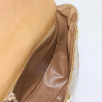 Celine Vintage Macadam Canvas, Beige, Canvas, Shoulder Bag