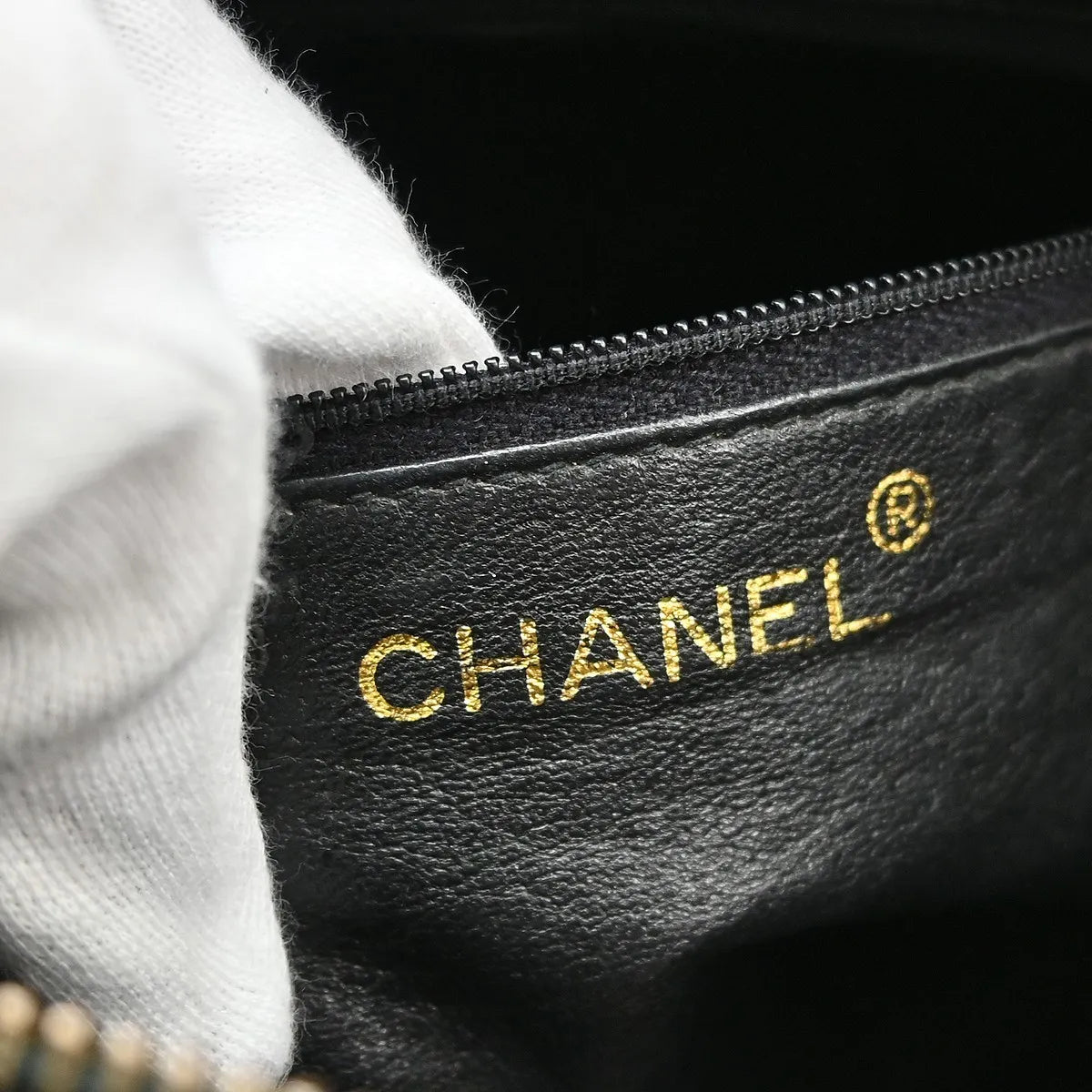 Chanel Vintage Camera Tassel Quilted Leather, Black, Leather, Shoulder Bag