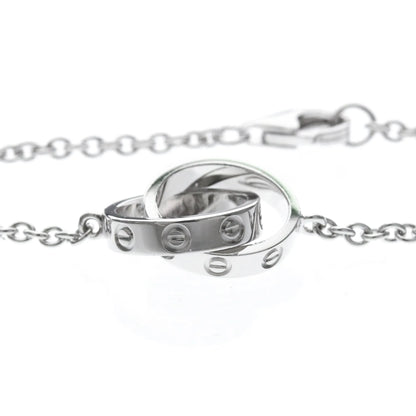 Cartier Love Interlocking 18K White Gold, Silver, White Gold, Bracelet