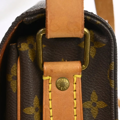 Louis Vuitton Cartouchiere Monogram Canvas, Brown, Canvas, Shoulder Bag