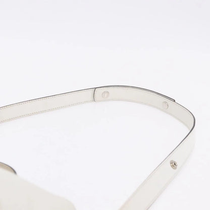 Fendi By The Way Satchel M, White, Leather, Crossbody Bag