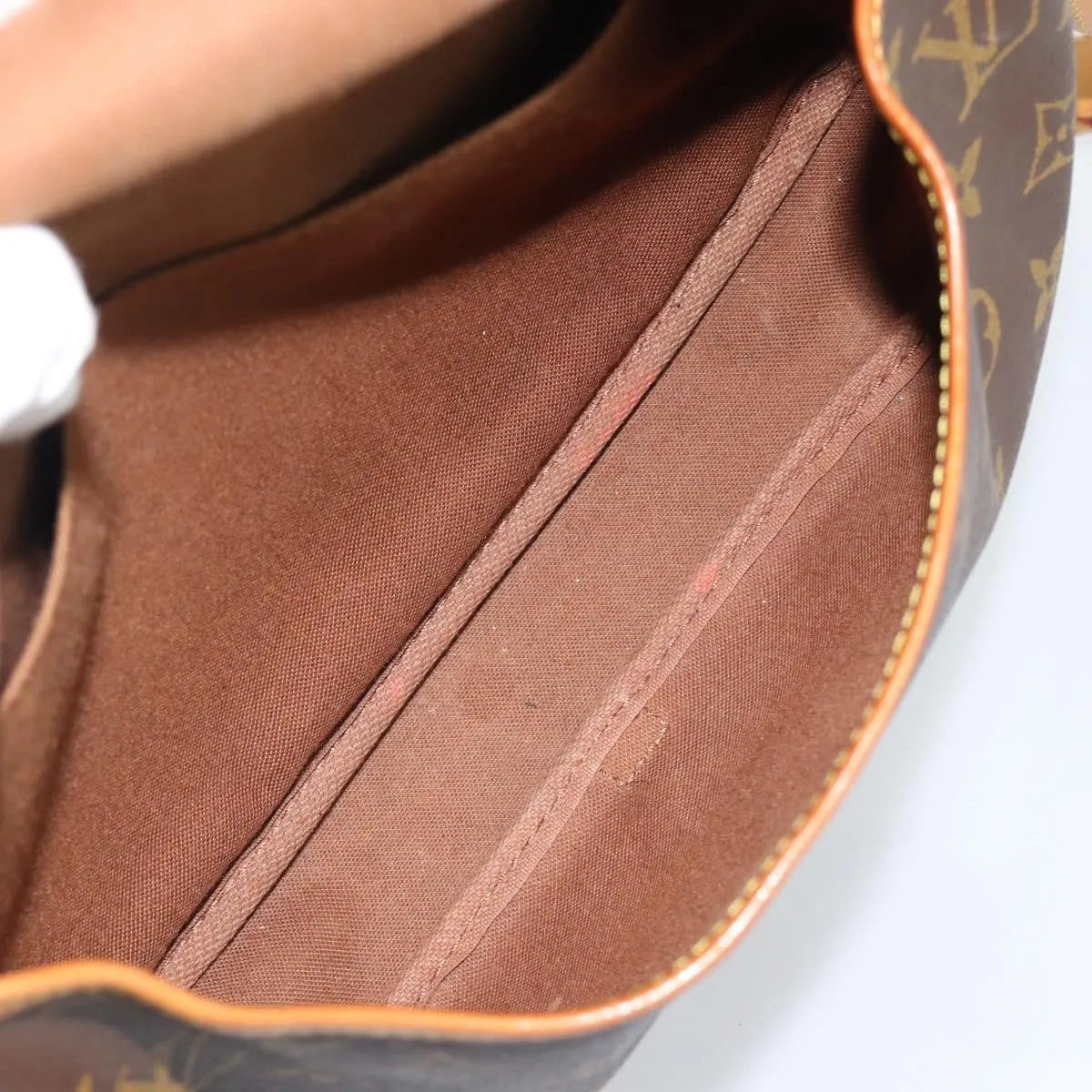Louis Vuitton Saumur Monogram Canvas, Brown, Canvas, Shoulder Bag