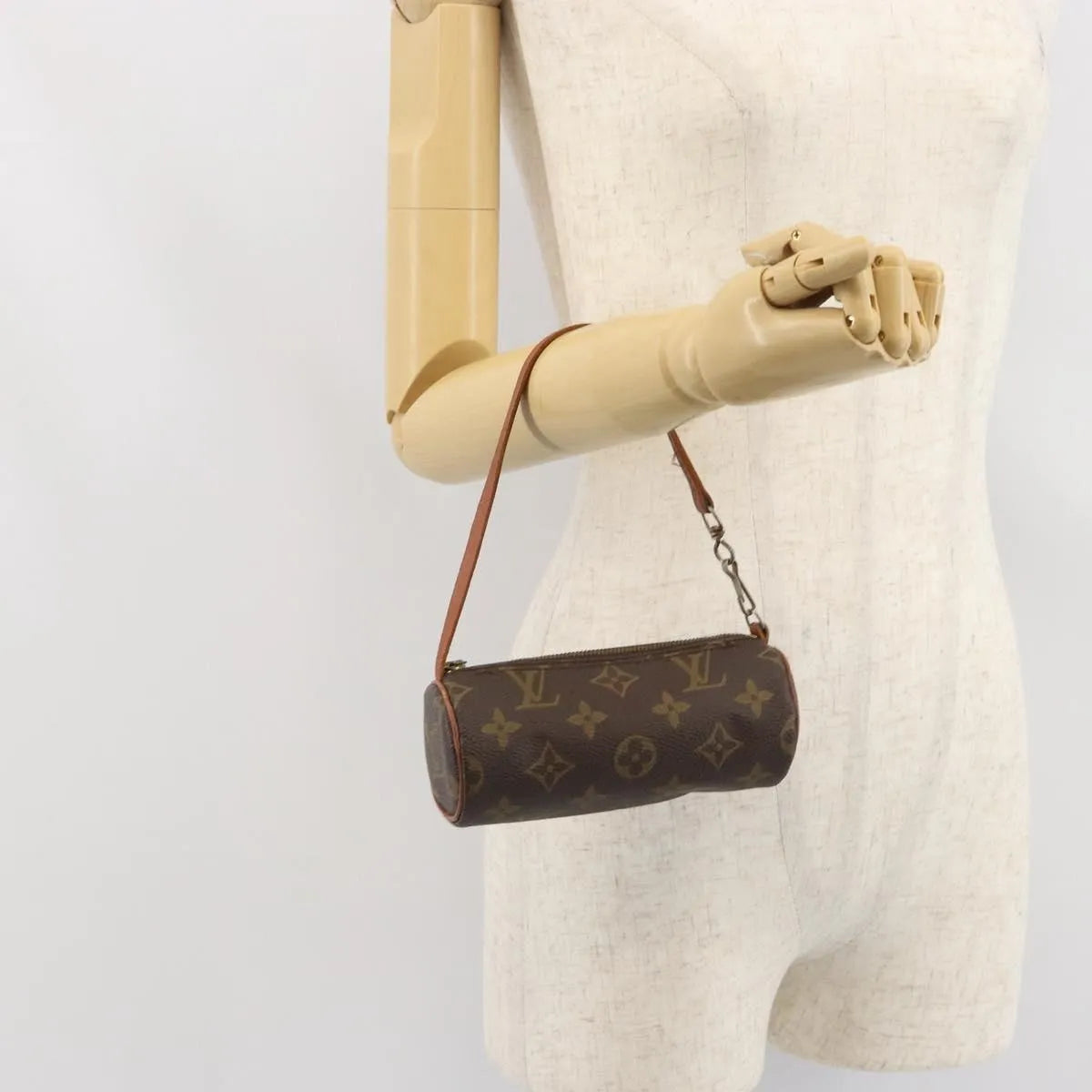 Louis Vuitton Papillon Pochette Monogram Canvas, Brown, Canvas, Clutch