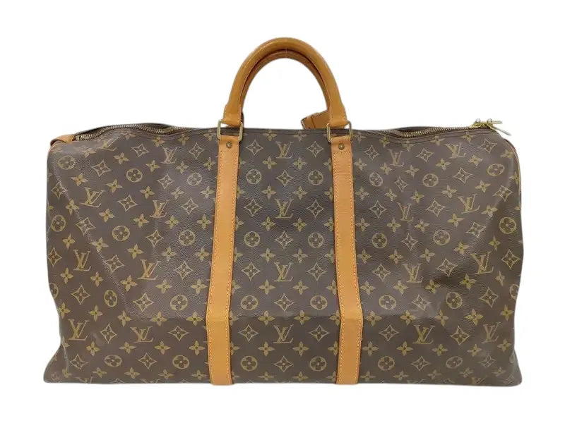 Louis Vuitton Keepall Monogram Canvas, Brown, Canvas, Travel Bag