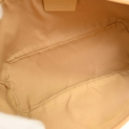 Gucci Web Boat Pochette GG Canvas, Beige, Canvas, Handbag