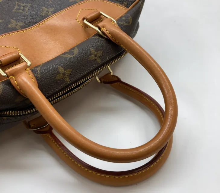 Louis Vuitton Deauville Monogram Canvas, Brown, Canvas, Handbag
