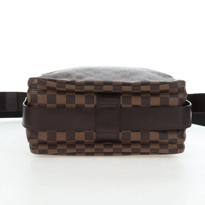 Louis Vuitton Naviglio Damier, Brown, Canvas, Shoulder Bag