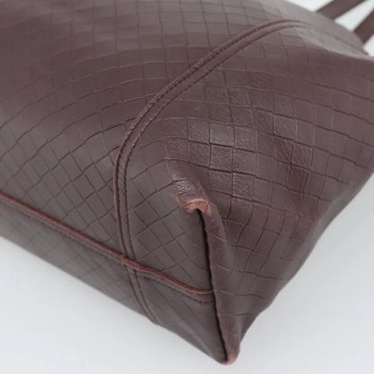 Bottega Veneta Intrecciomirage Tote Leather, Brown, Leather, Tote Bag