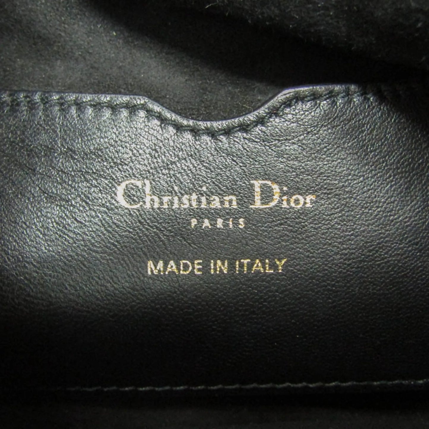 Christian Dior Vibe Hobo Cannage Quilt Lambskin, Black, Leather, Handbag