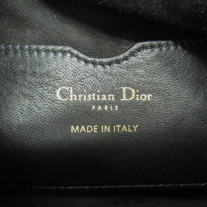Christian Dior Vibe Hobo Cannage Quilt Lambskin, Black, Leather, Handbag