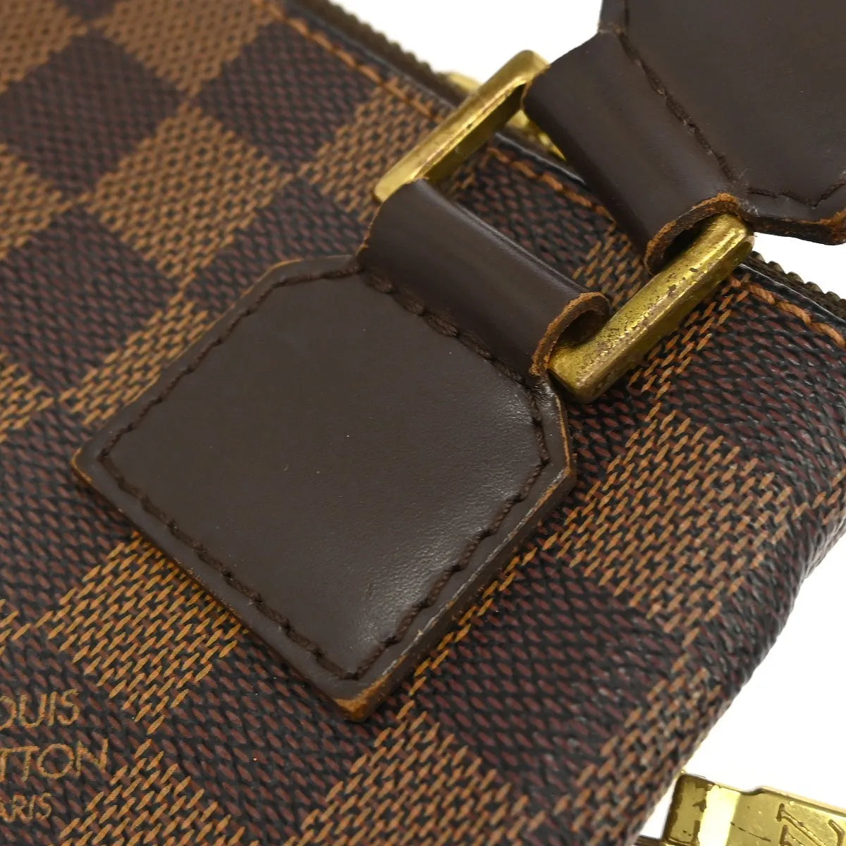 Louis Vuitton Bosphore Pochette Damier, Brown, Canvas, Shoulder Bag