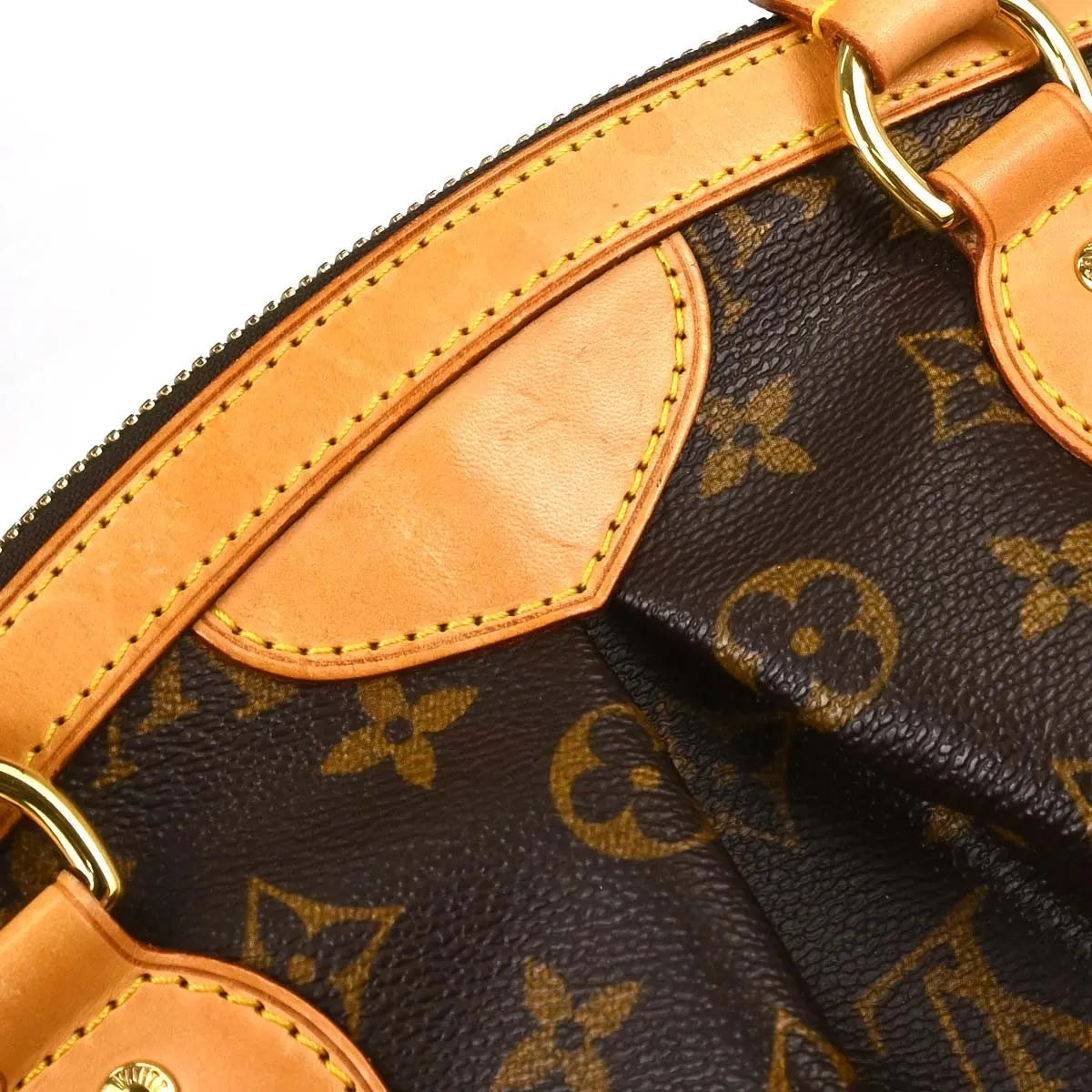 Louis Vuitton Tivoli Monogram, Brown, Canvas, Handbag