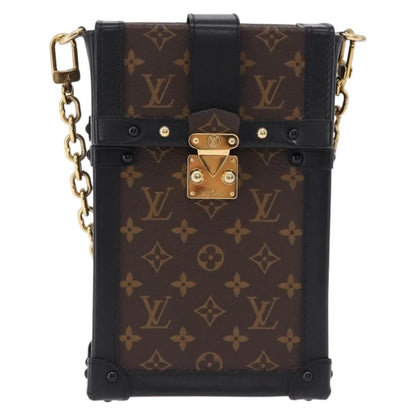 Louis Vuitton Vertical Trunk Pochette Monogram Canvas, Brown, Canvas, Clutch