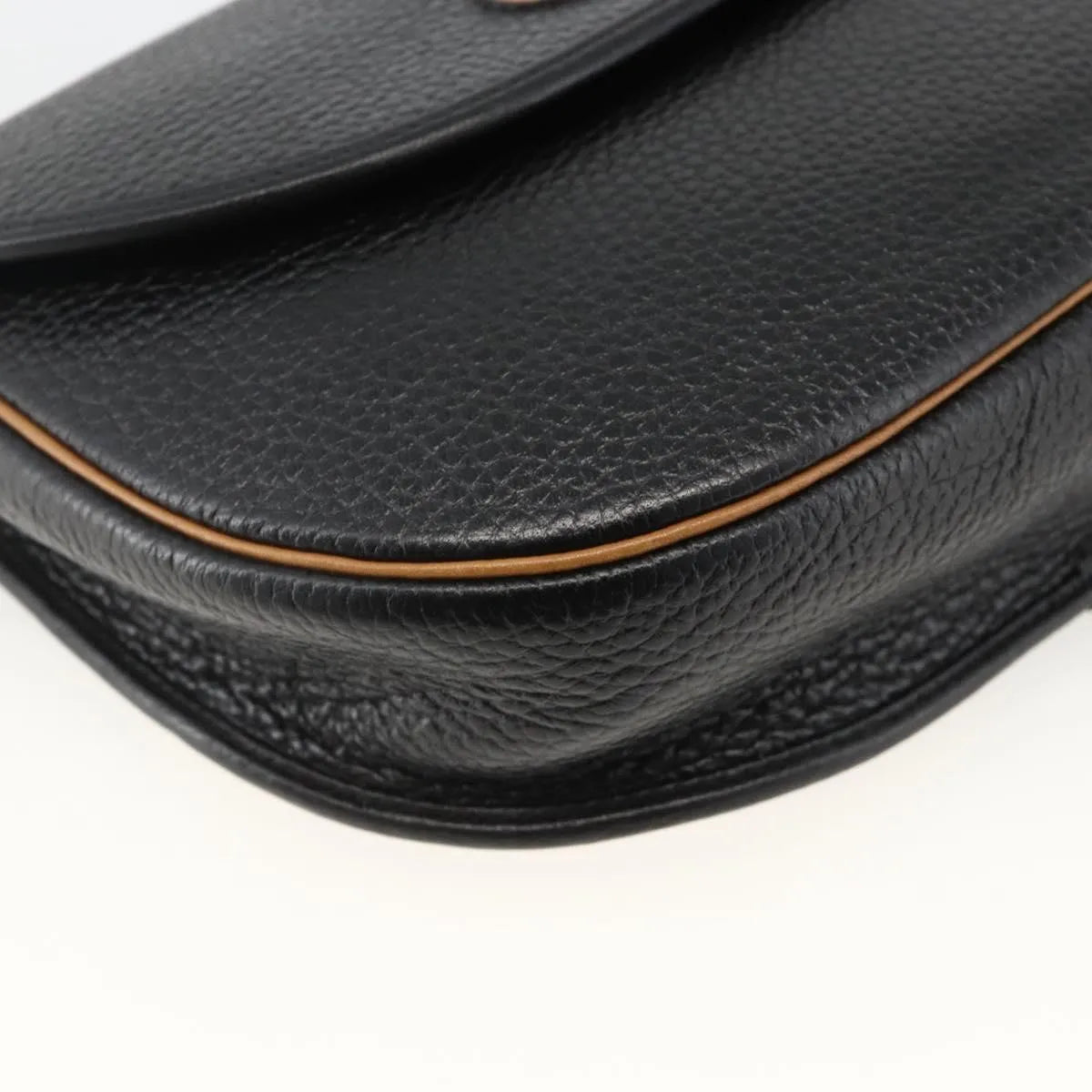 Christian Dior CD Shoulder bag Leather, Black, Leather, Shoulder Bag