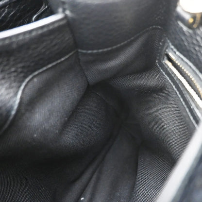 Gucci Bamboo shopper Leather, Black, Leather, Handbag