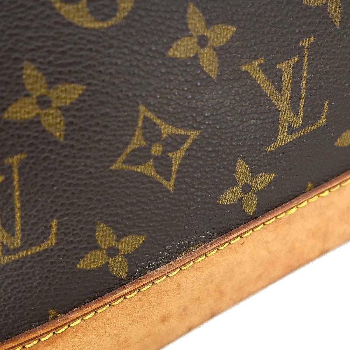 Louis Vuitton Alma Monogram, Brown, Canvas, Handbag