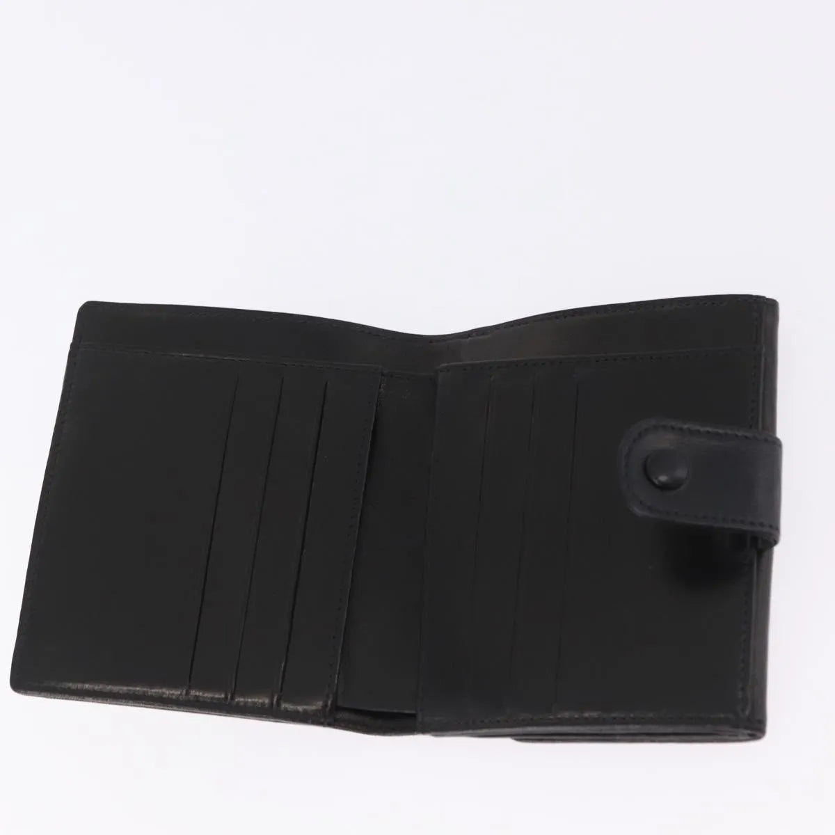 Chanel Vintage Timeless Bifold Lambskin, Black, Leather, Wallet