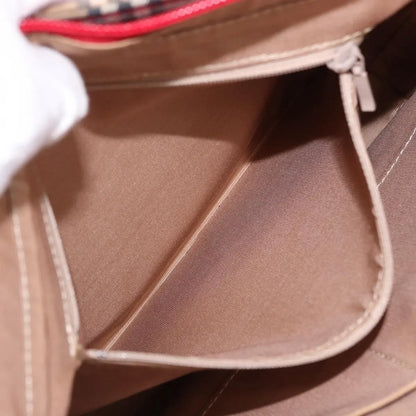 Burberry Nova Check Nova Check Canvas and leather, Beige, Canvas, Handbag