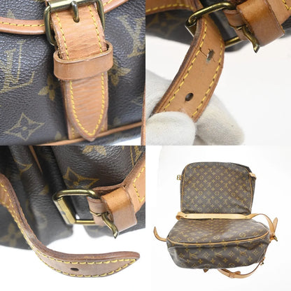 Louis Vuitton Saumur Monogram Canvas, Brown, Canvas, Shoulder Bag