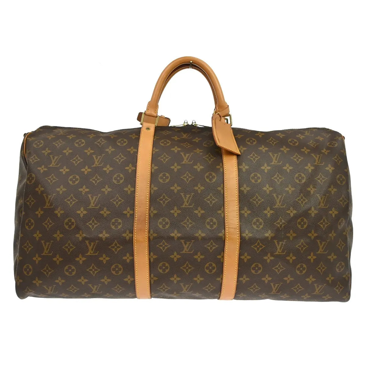 Louis Vuitton Keepall Bandouliere Monogram Canvas, Brown, Canvas, Travel Bag
