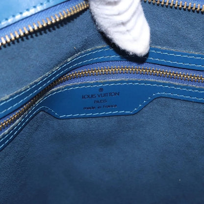 Louis Vuitton Saint Jacques Epi, Blue, Leather, Shoulder Bag