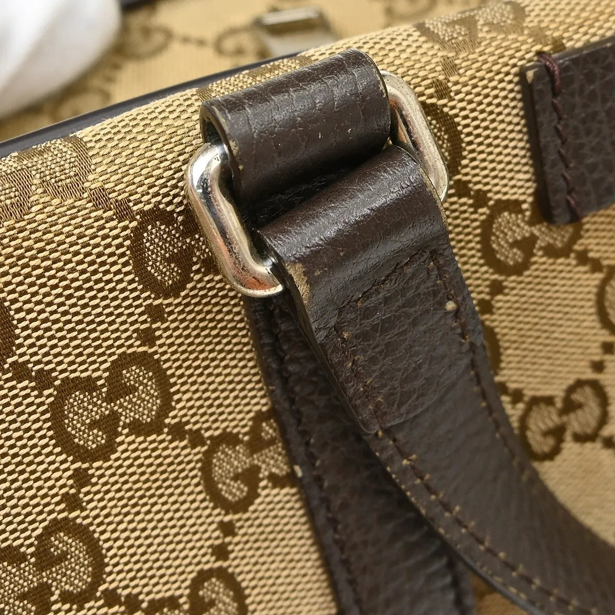Gucci Convertible Boston Carry On Duffle GG Canvas, Beige, Canvas, Travel Bag