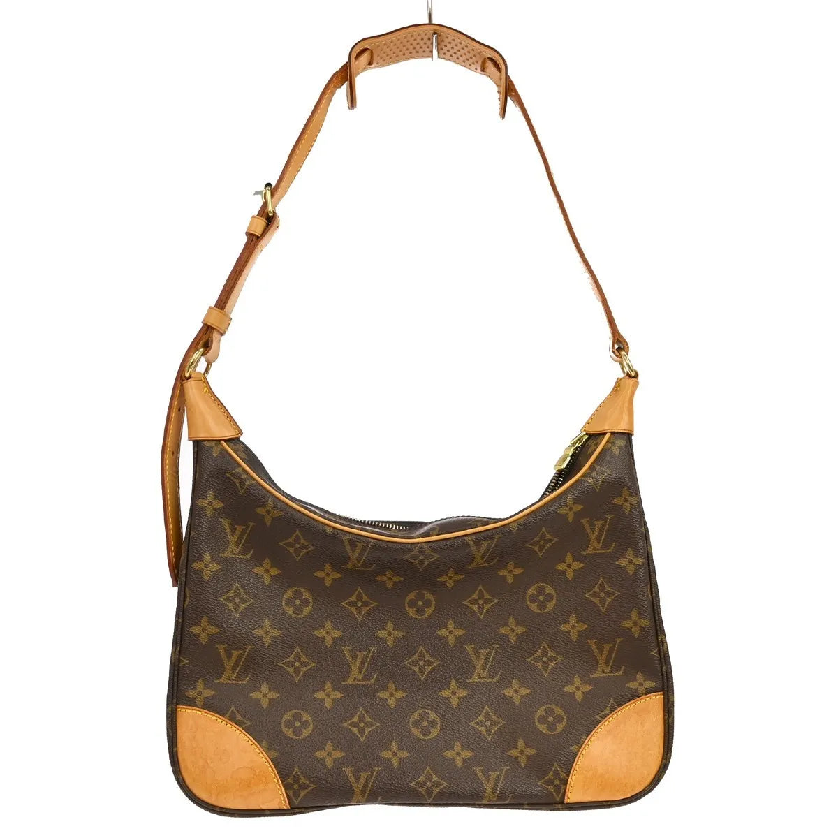 Louis Vuitton Boulogne Monogram, Brown, Canvas, Shoulder Bag