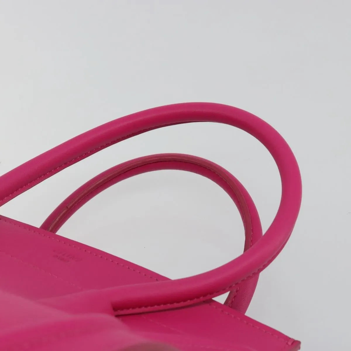 Celine Luggage Smooth Leather, Pink, Leather, Tote Bag