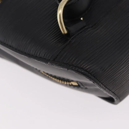 Louis Vuitton Mabillon Epi Leather, Black, Leather, Backpack